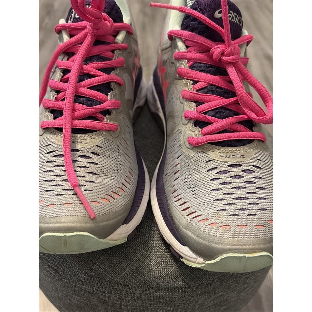 ASICS Gel DS Trainer 22 Women’s Size 7 Gray Pink Running Shoes Lightweight - Picture 11 of 11